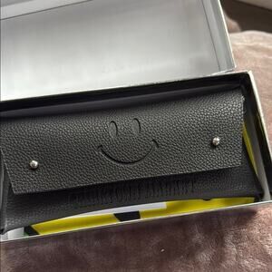 Chinatown Market Black Smiley Face Glasses Round Sunglasses Akila Fun hip